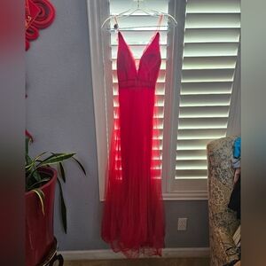 Rated PG Elegant Red Evening Gown Size 6
